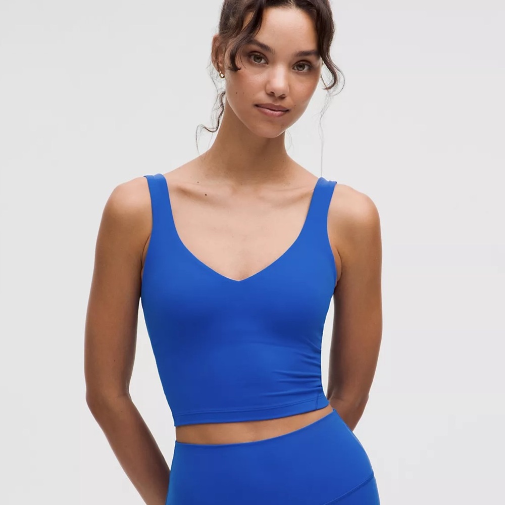 lululemon athletica Blue Tank Top